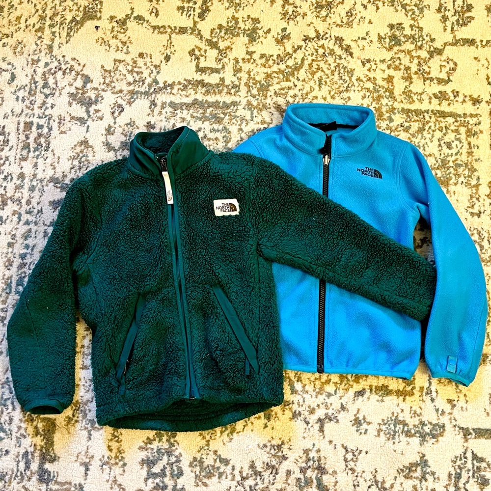 Set of 2 - The North Face Boys Sherpa Fleece Jacket Coat
